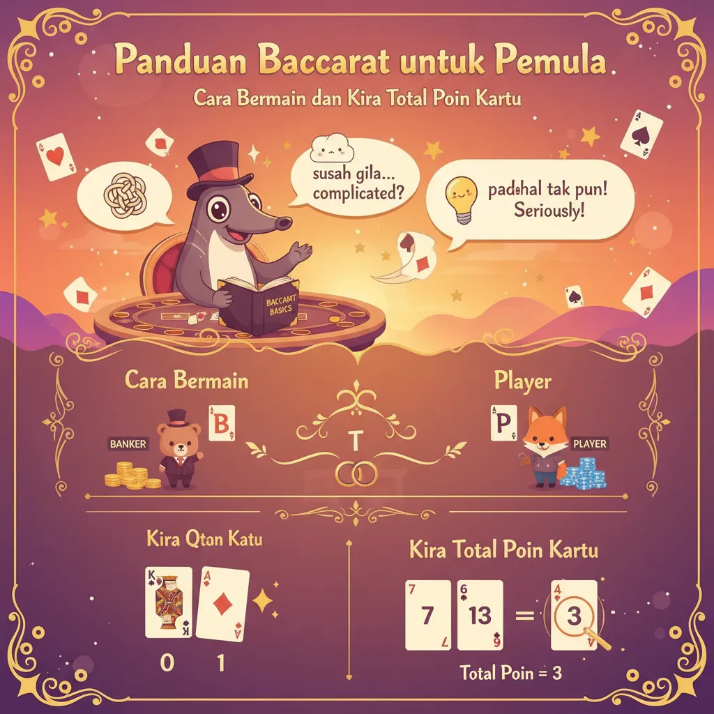 Panduan Baccarat untuk Pemula: Cara Bermain dan Kira Total Poin Kartu