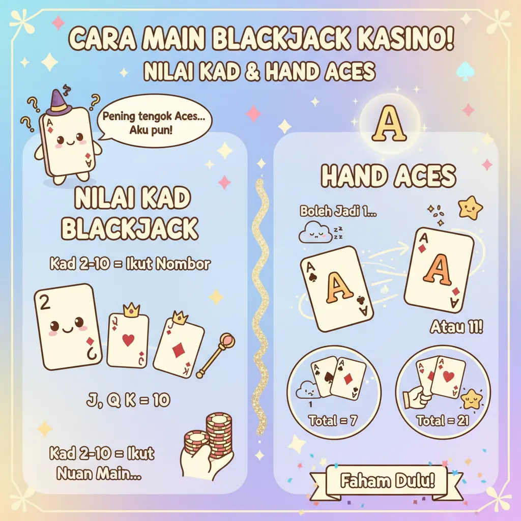 Cara Main Blackjack Kasino: Nilai dan Hand Aces