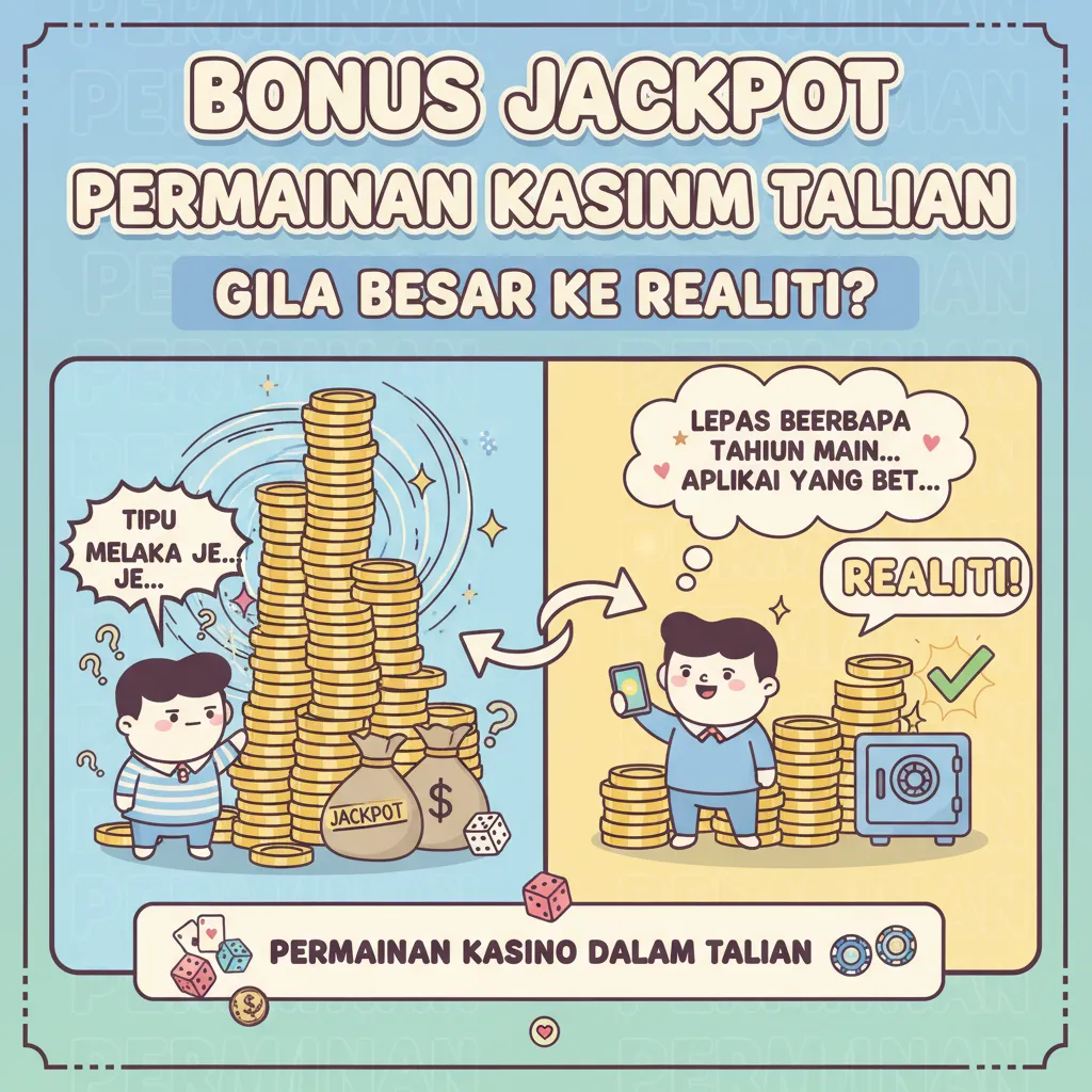 Bonus Jackpot Permainan Kasino Dalam Talian