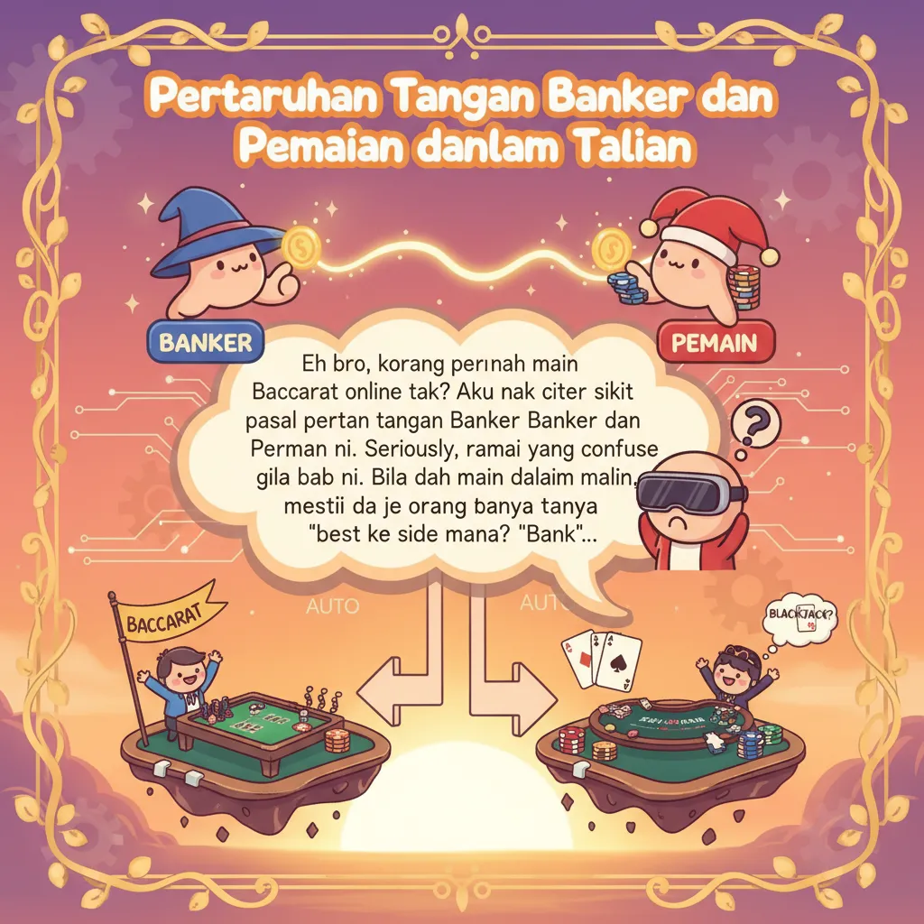 Pertaruhan Tangan Banker dan Pemain dalam Talian