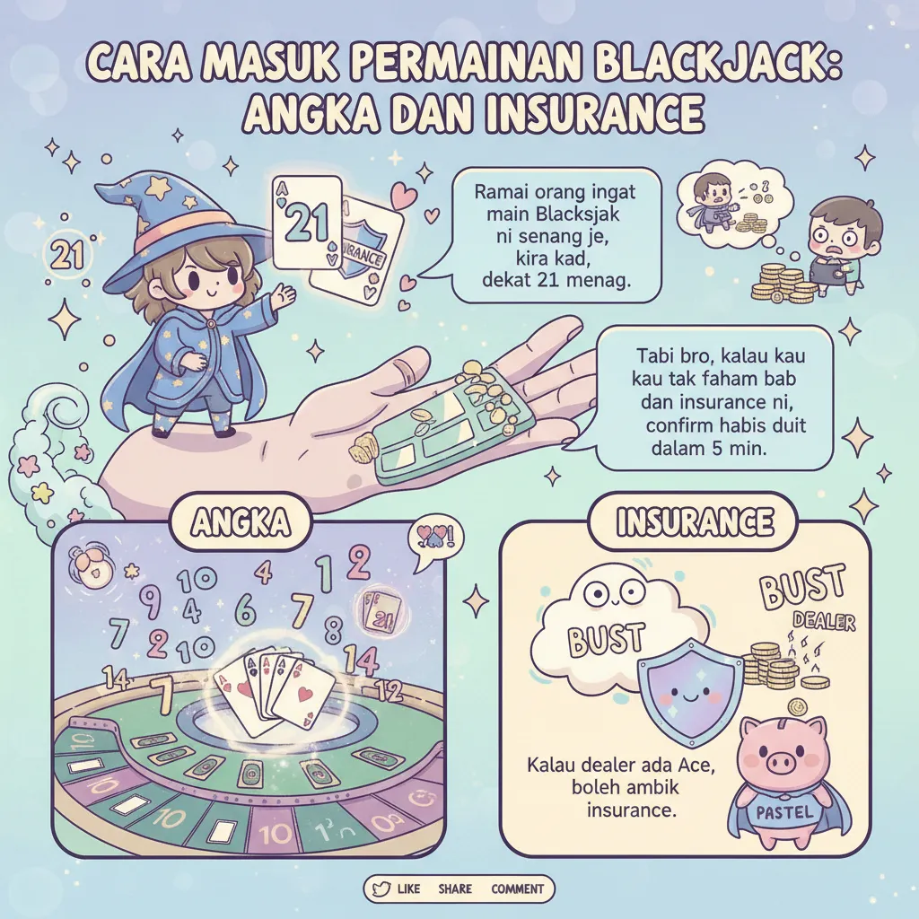 Cara Masuk Permainan Blackjack: Angka dan Insurance