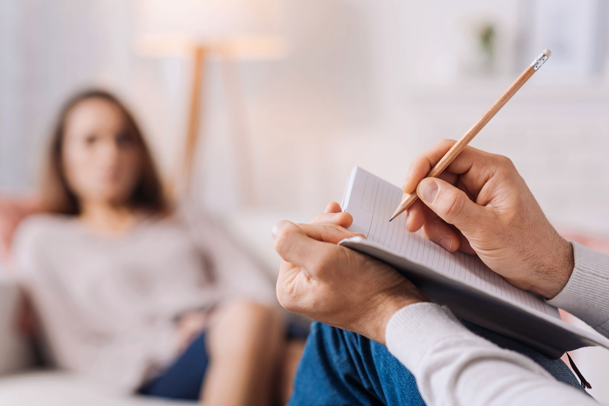 Psychologist conducting a consultation